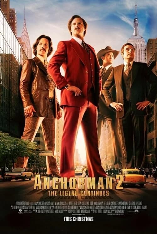Anchorman 2: The Legend Continues film posteri