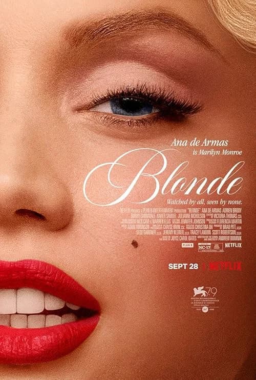 Blonde film posteri