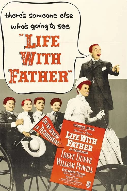 Life with Father film posteri