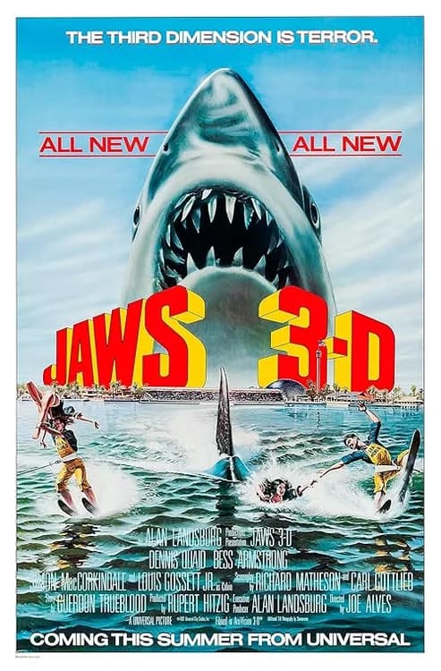 Jaws 3-D film posteri